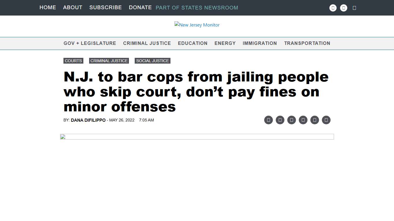 N.J. to bar cops from jailing people who skip court, don't pay fines on minor offenses • New Jersey Monitor